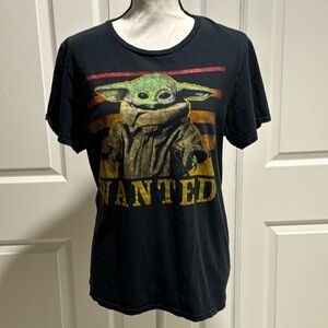 Star Wars Mad Engine Grogu Wanted Tee